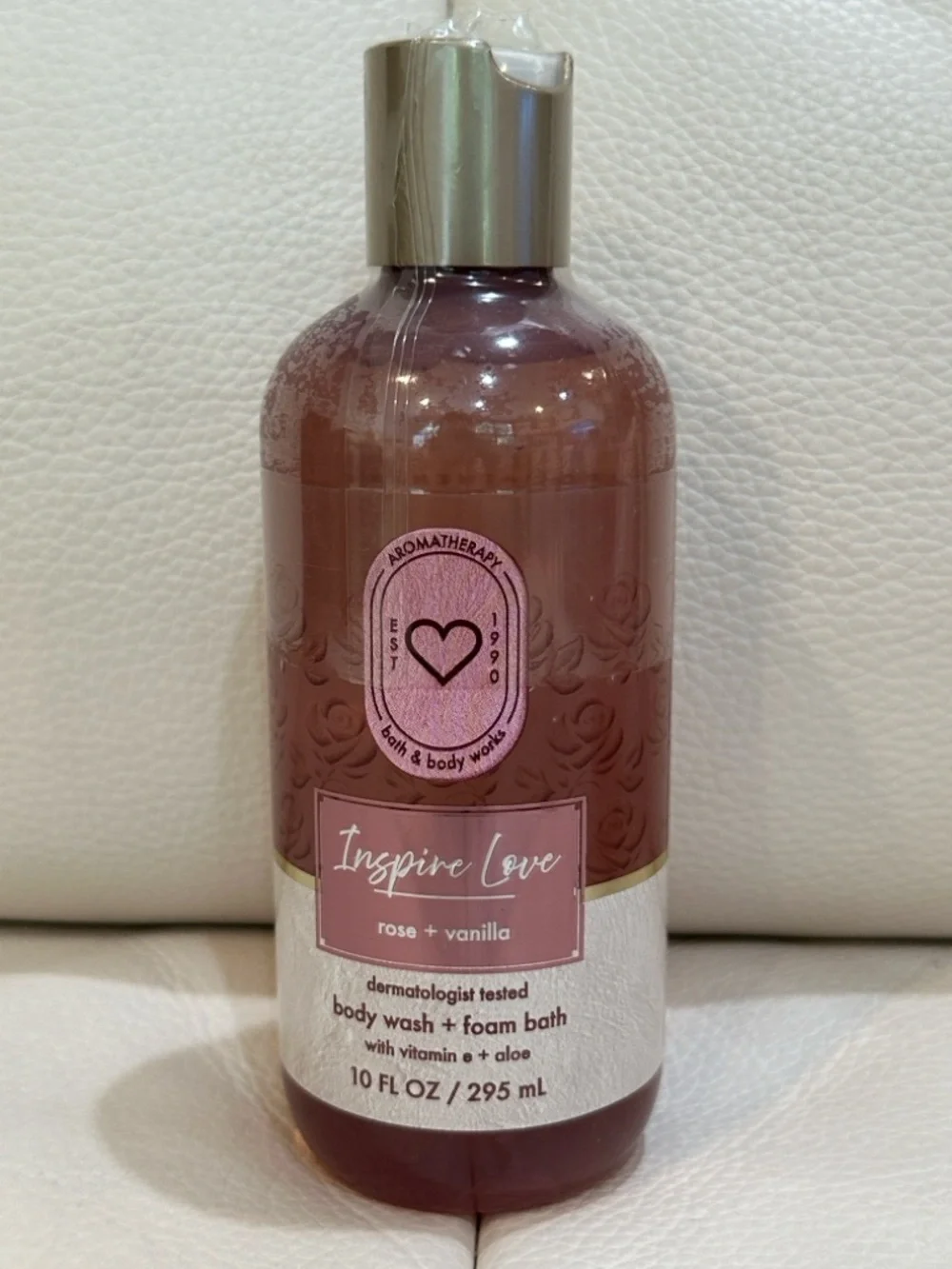 Bath and Bodywork Rose Vanilla Body Care Set includes Body Care 3 Pieces Set